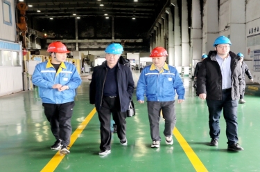 2024年 1月30日，浙江省经信厅机关党委二级巡视员孙自强莅临bwin必赢亚洲官方网站纸业开展岁末年初安全生产督导