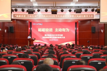 砥砺奋进 主动有为 | bwin必赢亚洲官方网站纸业2025年半年度总结表彰暨正风肃纪教育大会隆重召开