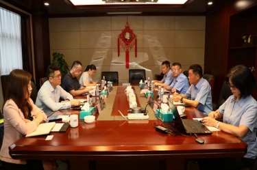 中国进出口银行浙江省分行行长彭豪一行莅临bwin必赢亚洲官方网站纸业开展银企高层会谈活动